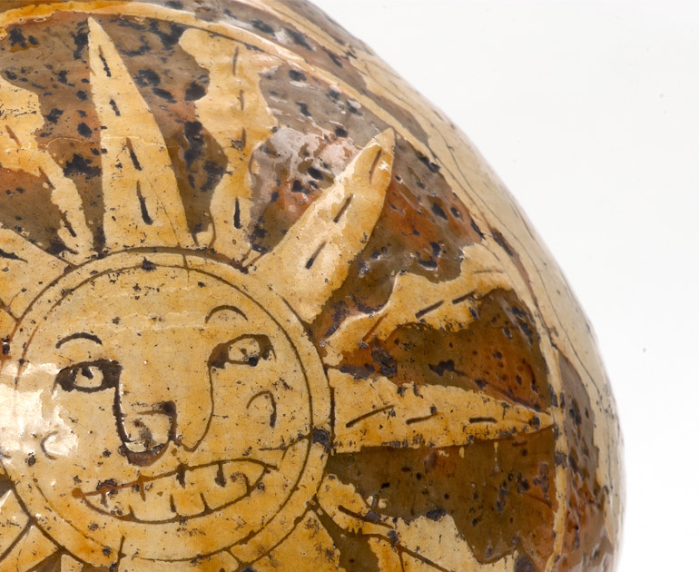 An image of a harvest jug from the Museum of English Rural Life.