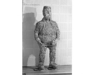 King Alfred straw sculpture (MERL 60/201)