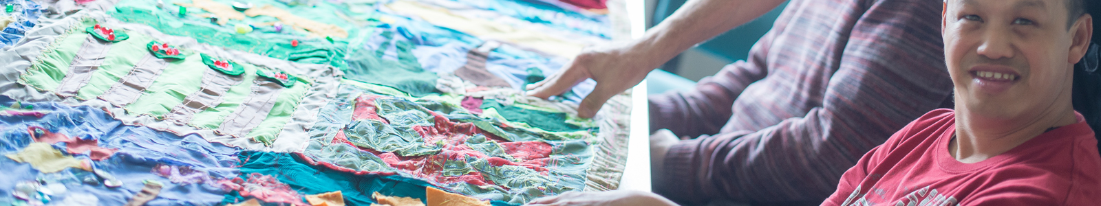 Community sewing project at the MERL