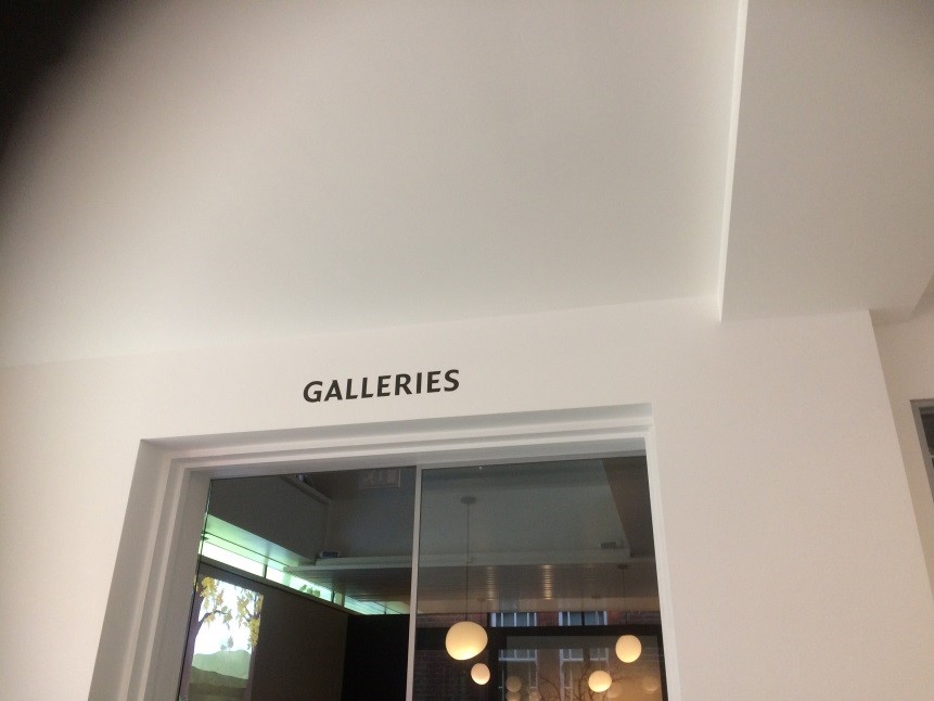 An image of the entrance to the MERL galleries.