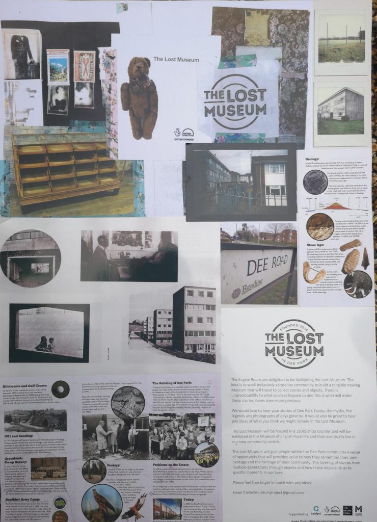 The Lost Museum: history about the area and the project.