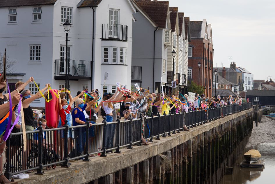 Black Lives Matter - UK rural protest