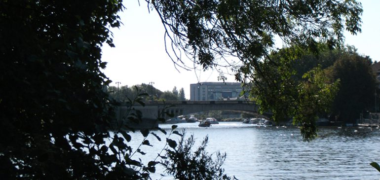 Featured image for Alana House online exhibition, showing Caversham Bridge, Reading.