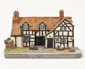 Danbury Mint, Model of The Bull pub from The Archers (MERL 2019/85)