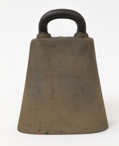 Metal sheep bell with handle