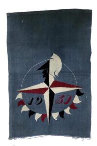 Textile wall-hanging featuring Festival of Britain logo, circa 1951 (MERL 96/117)