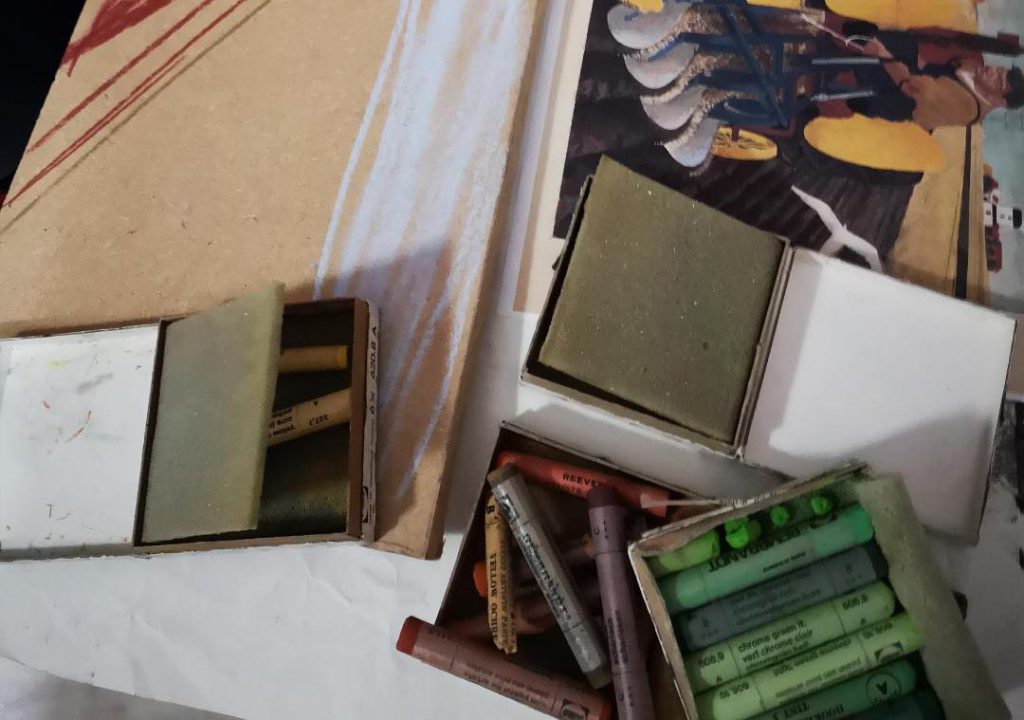 Farmer Arthurs Paper Theatre carousel in the process - part 2