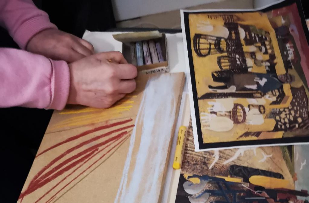 Farmer Arthurs Paper Theatre carousel in the process - part 1