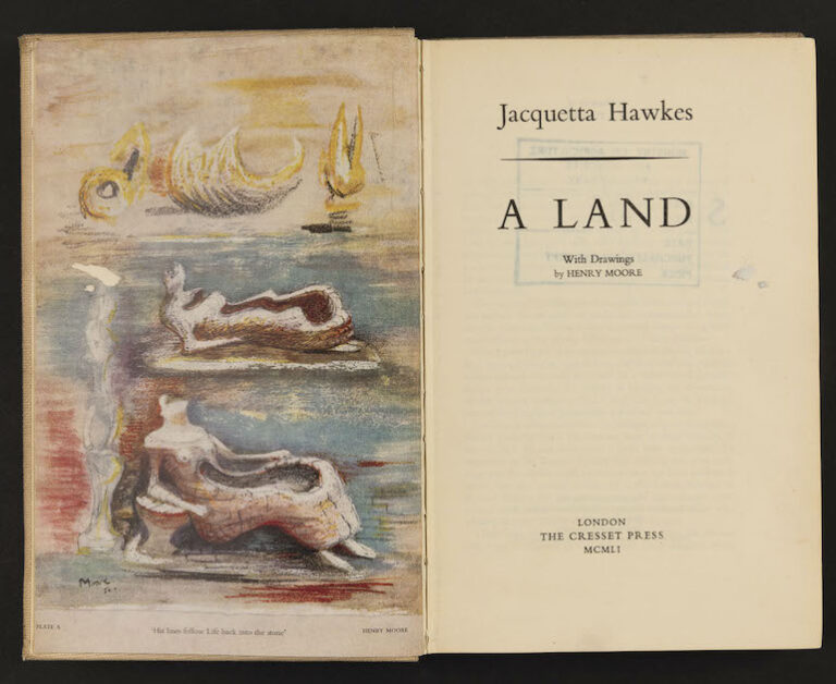 Jacquetta Hawkes, A Land (London: Cresset Press, 1951) (MERL LIBRARY 1840-HAW)