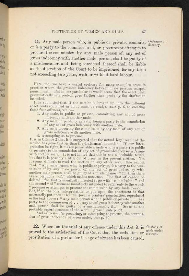 The Labouchère Amendment