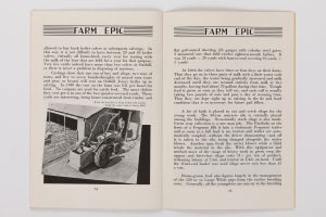 A page from within Farm Epic, showing a Ferguson tractor in use