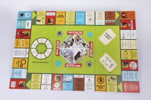 Board from Waddingtons, Grade Up To Elite Cow board game, 1986 (MERL 2010/34)