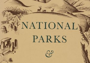 Cover detail from Ministry of Town and Country Planning, National Parks and Access to the Countryside (London: HMSO, 1950) (MERL LIBRARY PAMPHLET 2860 BOX 07/05)