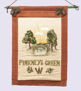 Pinkneys Green Women’s Institute Banner, circa 1951 (MERL 2007/48/1-2)