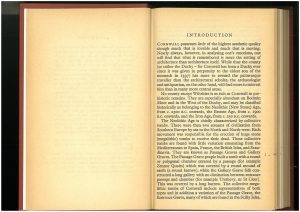Introduction page from Nikolaus Pevsner, Cornwall (Harmondsworth: Penguin Books, 1951)