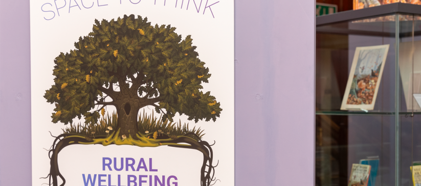 An image of the Space to Think display in The MERL Staircase Hall.