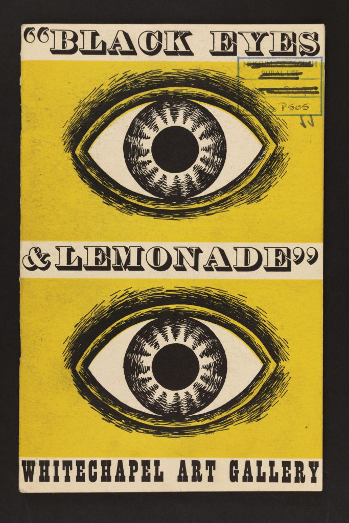 Cover of exhibition catalogue for Black Eyes and Lemonade (GREAT EXHIBITION--12/06)