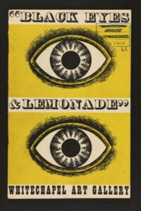 Cover of exhibition catalogue for Black Eyes and Lemonade (GREAT EXHIBITION--12/06)