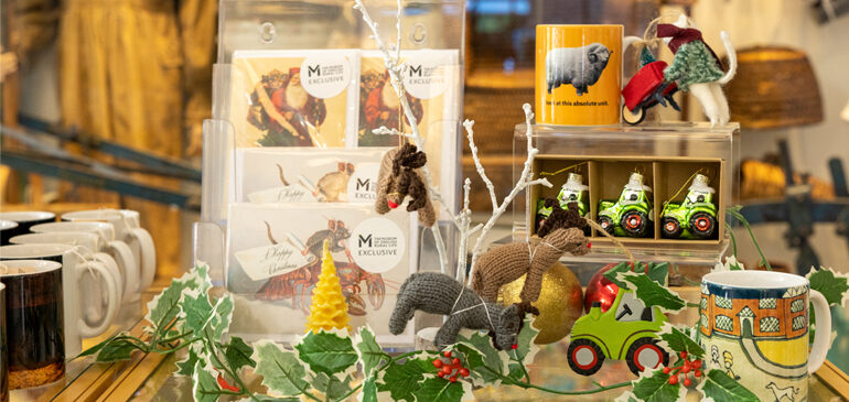 Christmas gifts in the MERL shop
