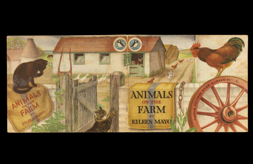 Eileen Mayo, Animals on the Farm (Harmondsworth: Penguin, 1951) (Children's Collection 630-May).