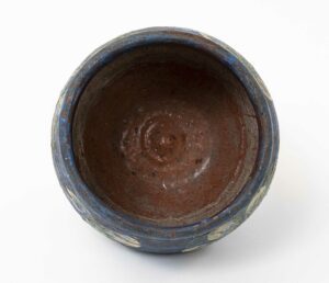 Inside view of Quentin Bell, Decorated plant pot, 1951 (MERL 2010/69)