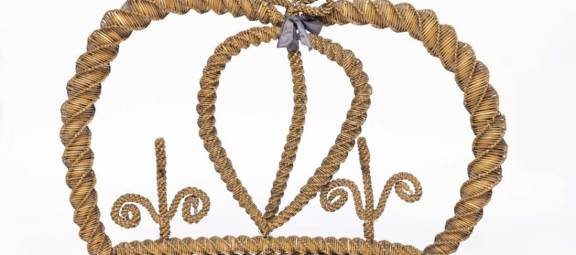 Fred Mizen, Strawcraft heart made for the Festival of Britain (MERL 52/73)