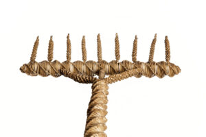 Detail of Fred Mizen, Strawcraft rake made for the Festival of Britain (MERL 52/77)