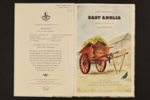 Title page of R H. Mottram, 'About Britain No. 4: East Anglia' (Collins / Festival of Britain: London, 1951)