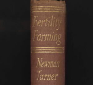 Spine view of Frank Newman Turner, Fertility Farming (London: Faber and Faber, 1951)