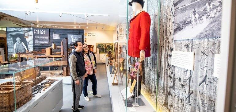 Visitors in The MERL galleries