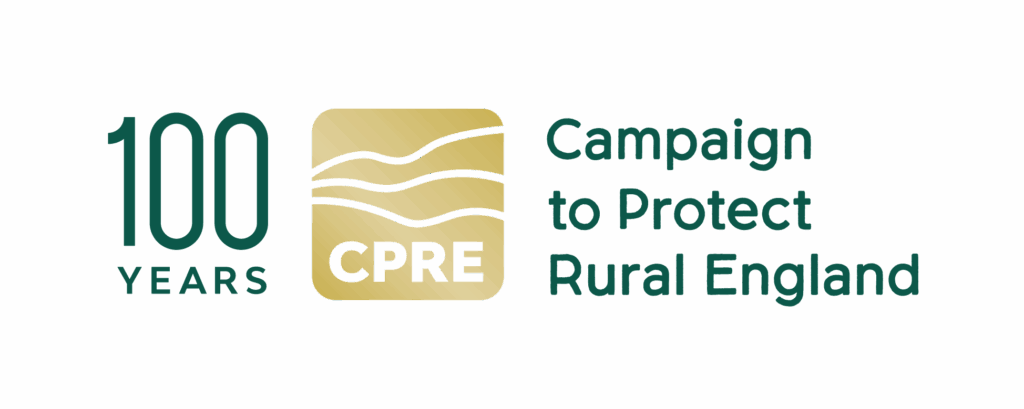 "100 Years. CPRE. Campaign to Protect Rural England."