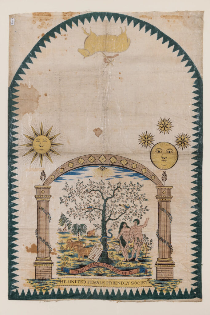 Banner of the United Female Friendly Society (MERL 68/448)