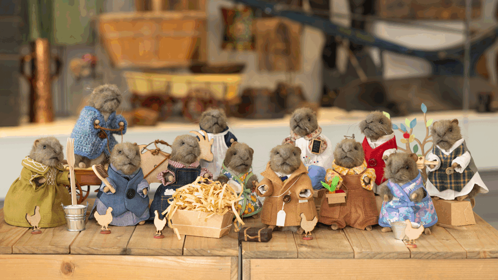 All the rats in the Rat Trail, posing for the camera in our galleries