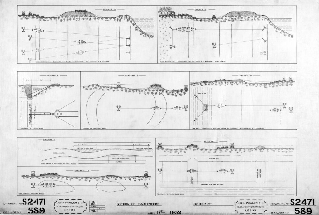 Section of earthworks (17 Aug 1932) [TR FOW DO1/S2471]