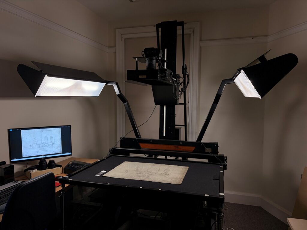 iCam digitisation setup with Nikon D850 camera