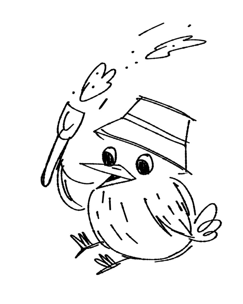 A sketch of the Friday Fledgling