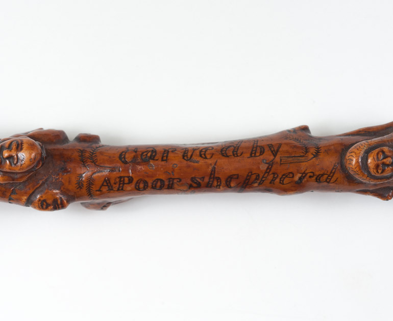 Detail of walking stick (MERL 55/6)