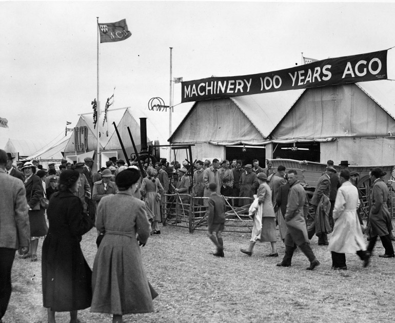 People at the Museum tented display (D MERL/D1/61)