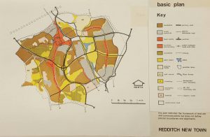 An image of a map of Redditch by Micael Brown.