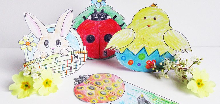 Selection of Easter themed makes and takes