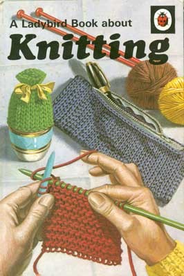 The cover of the Ladybird book for Knitting