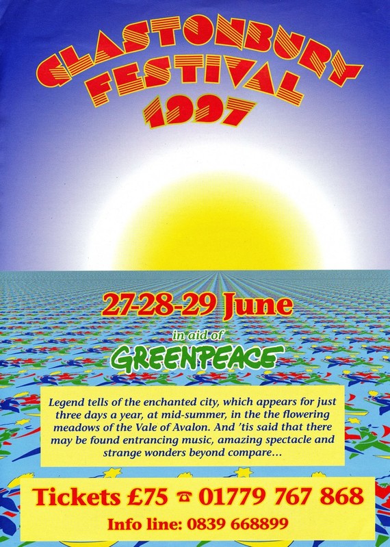 Glastonbury Music Festival Poster