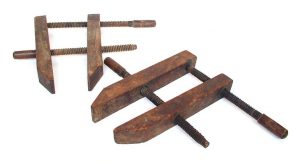two clamps used by W. W. Field wheelwright