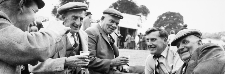 gamekeepers enjoying a picnic