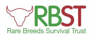 RBST - Rare Breeds Survival Trust (of which Jimmy Doherty is president) logo featuring a line drawing of a bull's head 