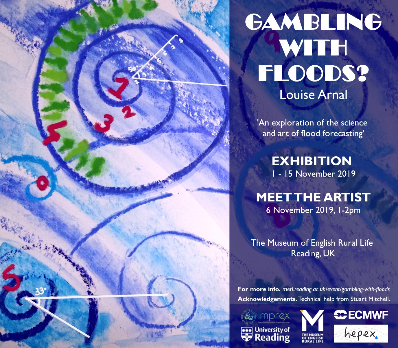 A flyer created to promote the exhibition.