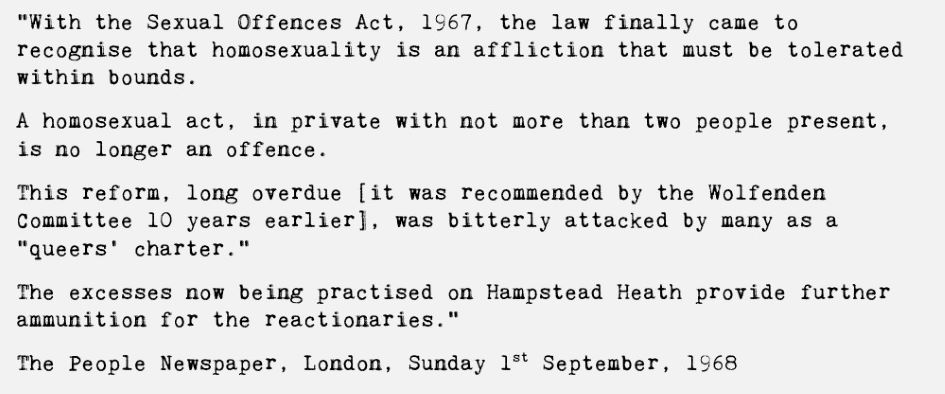 The Sexual Offences Act 1967