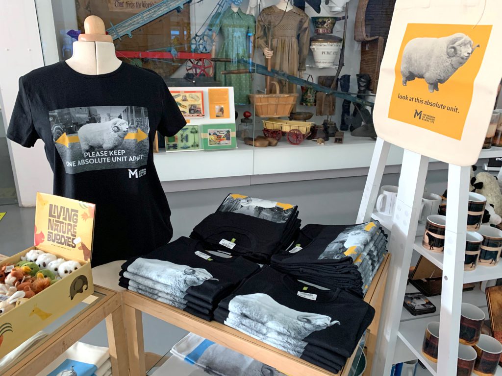 An image of MERLchandise available in our museum gift shop.