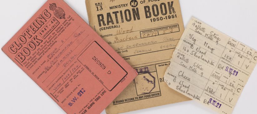 1950-1951 ration book and coupons belonging to Barbara Wood (MERL 2019/55)
