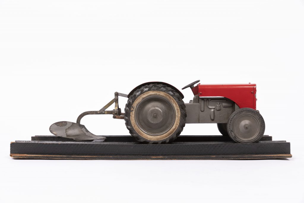 A model clockwork tractor.